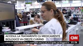 Accesul la tratamente cu medicamente biologice va creşte pentru pacienţii români