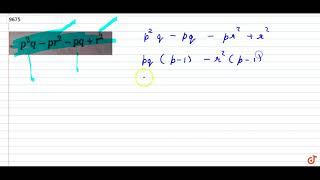 Factorise P 2q Pr 2 Pq R 2 Youtube