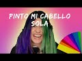 PINTÉ MI CABELLO CON PAPEL DE COLORES | Malexa leon ♥