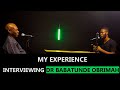 PODCAST EXPERIENCE WITH DR BABATUNDE O. OBRIMAH | AHWAM