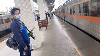 4667次台東發車經由花東線開往玉里的DT668蒸氣火車國王+R167單藍色柴電頭+藍色電源車+DR3100型六輛編組柴聯自強號仲夏寶島號，今年第三度的有夢最美一路相隨仲夏寶島號蒸氣火車鐵道之旅展開