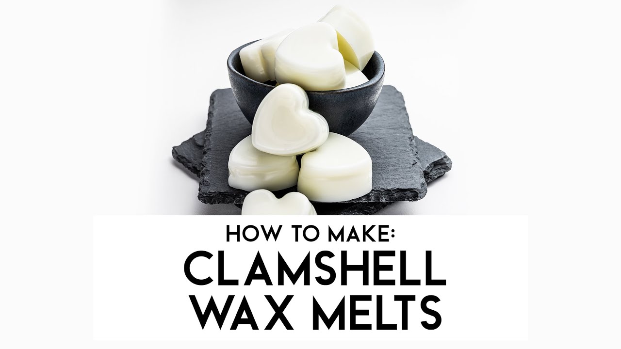 How to make wax melts using our clam shells 🕯