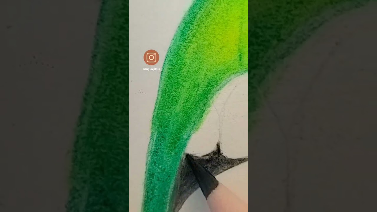 Realistic Lime Lips drawing 