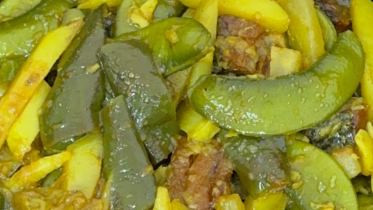 Sobjee Roshun রূপচাঁদা শুঁটকি দিয়ে সবজি ভুনা 😊 Rupchada macher Sutki/ Sutki diye ...