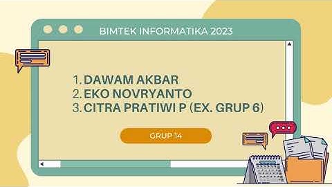 BIMTEK INFORMATIKA 2023 - MODUL 3 ALGORITMA PEMROGRAMAN