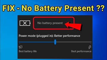How to fix no battery persent windows 10 | solved no battery detected problem in laptop