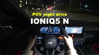 2024 Hyundai IONIQ5N POV night drive