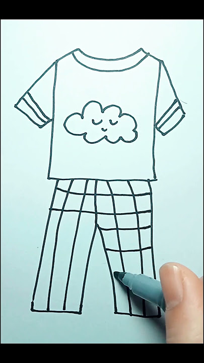 Kids PUDSEY t- PT 4. How to draw and make T-Shirt in the style of ...