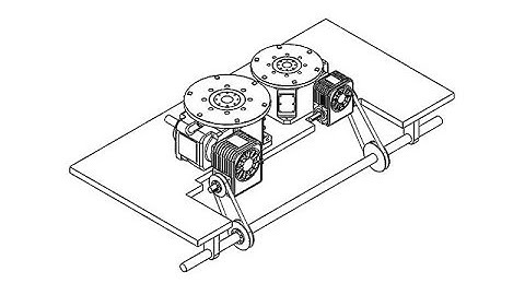 Rotate - Synchronized Operation off Single Driveshaft: Sankyo Automation