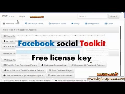Toolkit For Facebook License Key 2018 | (Facebook Social Toolkit سيريال)