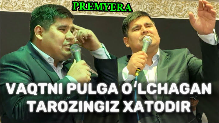 VAQTNI PULGA OʻLCHAGAN TAROZINGIZ XATODIR YANA BIR YANGI XIT QOʻSHIQ BEKZOD HAQQIYEV TOMONIDAN ​⁠