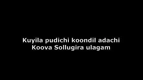 Kuyila pudichi Karaoke With Lyrics