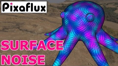 Create a Noise Procedural Surface Texture with PixaFlux