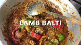 Lamb Balti Curry (Birmingham Balti) - Little Sugar Snaps