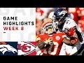 Broncos vs. Chiefs Week 8 Highlights | NFL 2018