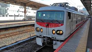 【馬橋支線検測（往路）】E491系『East i-E』が試運転列車として警笛を2発鳴らしながら上野駅10番線から発車するシーン（試9115M）2026.04.18