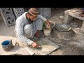 Concrete Roshandan Making in Village Pakistan | Round Hole Jali Full Process
