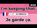 Learn ‘Subject + [to keep] ~’ in French 🇫🇷 Daily Beginner Phrases (Ep. #133)