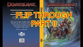 Flip Through of Greg Gillespie's Dragonslayer RPG (part II)