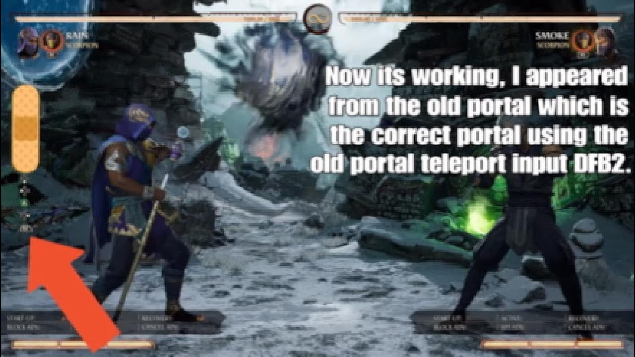 MK 1- Rains teleport bugs