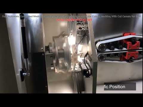 Fully Automatic Corrugated Medical Tube Crest and Valley Positioning and Cutting Machine