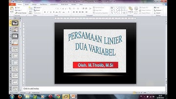 Eksplorasi SPLDV dengan Geogebra