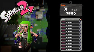 Winning all my placement matches in rainmaker | Splatoon 2