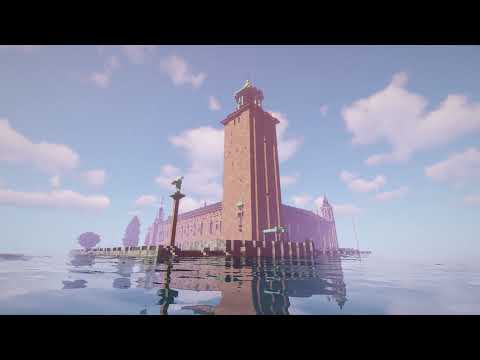 Stockholm Stadshus in Minecraft - Build The Earth