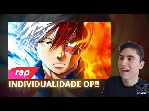 OP DEMAIS!! | RAP DO TODOROKI (BOKU NO HERO ACADEMIA) FOGO E GELO - NERD HITS | REACT - [FRONTENELE]