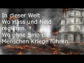 In dieser Welt (Udo Jürgens)