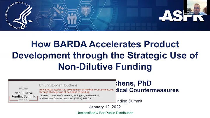 BARDA, Non-Dilutive Funding Opportunities, with Dr...