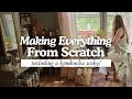 Homemaking from scratch vlog   slow intentional living