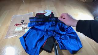 Roadbox Men's Compression Shorts Dry Athletic Baselayer Workout Underwear unboxing and instructions