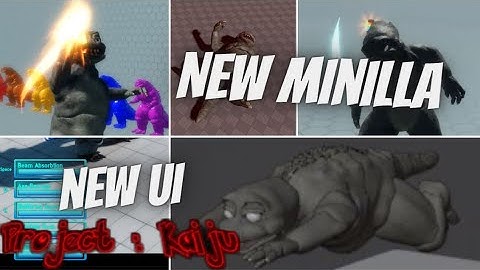 More Minilla & UI Teasers | Project Kaiju 4.0 Roblox