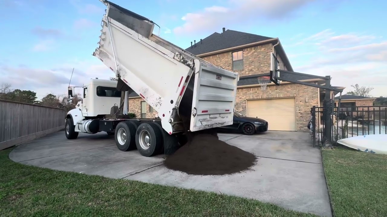 Dump truck at Paw Paw’s House!