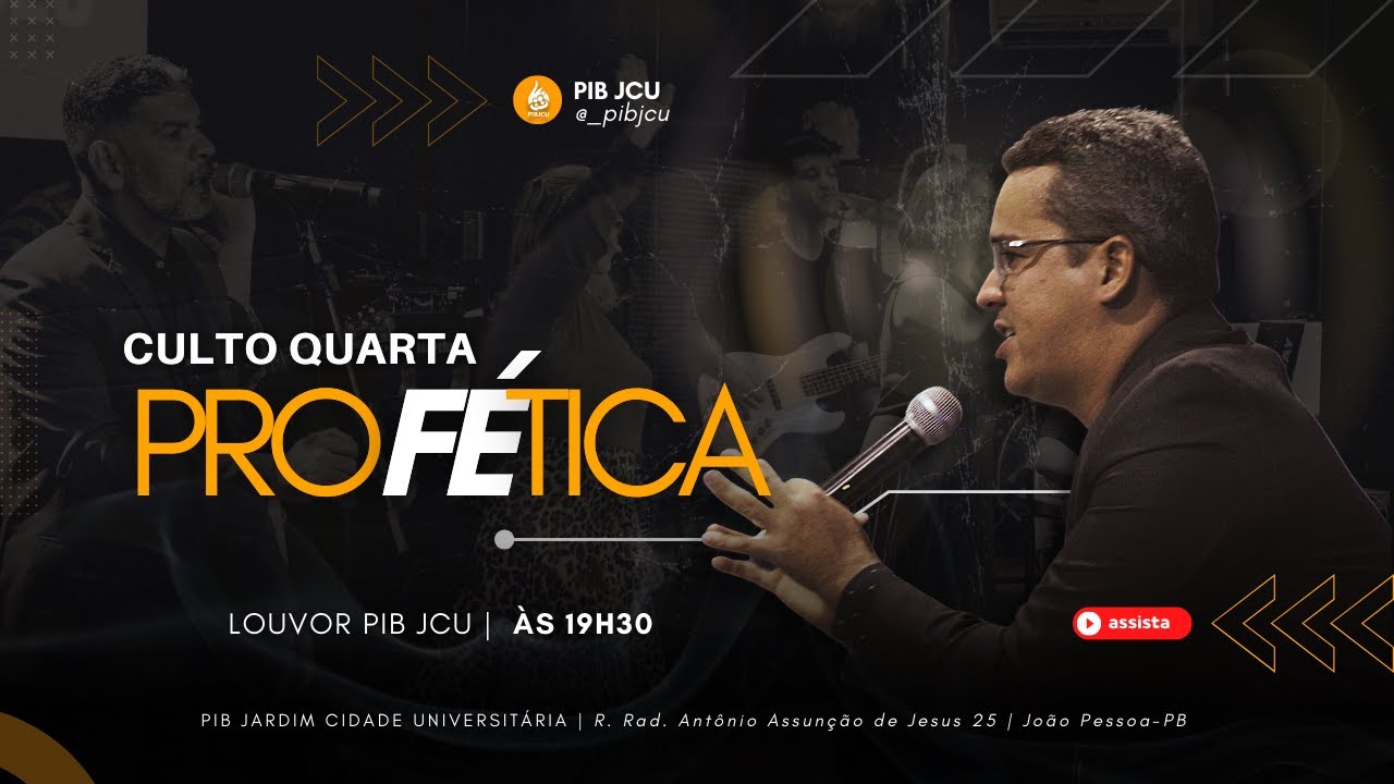 Quarta profética - Com Pr. Samuel Vagner [19h30] 