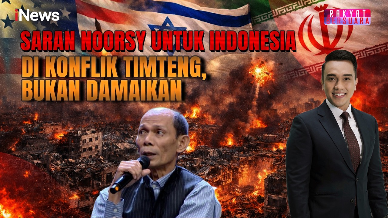 Bukan Juru Damai, Ini Saran Ichsanuddin Noorsy untuk Indonesia di Konflik Timur Tengah