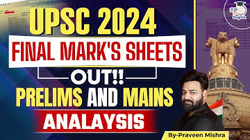 UPSC CSE Marksheet 2024 Out!! | UPSC Prelims, Mains & Interview Marks Revealed | What can you Learn?