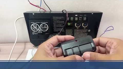 893LM Remote - How to Program Remote to a Garage Door opener with Green Learn Button