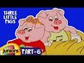 Three little pigs  animated cartoon series for kids  part 6  mango juniors
