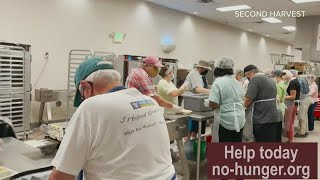 Second Harvest Food Bank distributing food after Hurricane Ida