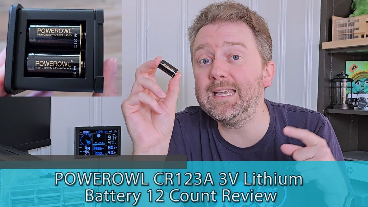 POWEROWL CR123A 3V Lithium Battery Review 🔋 | Best Budget Battery for Flashlights, Cameras & Alarms?
