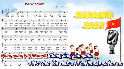 QUỐC CA VIỆT NAM KARAOKE BEAT - ÂM NHẠC 3 KNTT