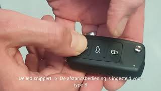 Vag Autosleutel Met Afstandsbediening Instellen