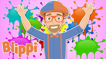 Blippi Color Song! | Kids Songs & Nursery Rhymes | Educational Videos for Toddlers