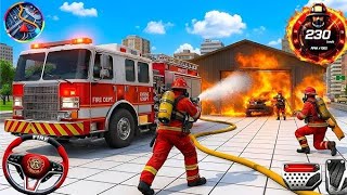 City Fire Truck Driving Simulator 🚨Ultimate Fire Rescue Challenge | Android Gameplay screenshot 5