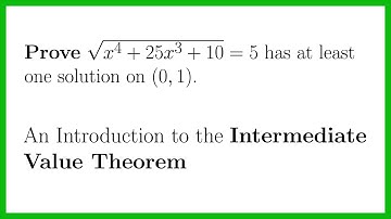Introduction to the Intermediate Value Theorem