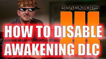 How To Disable Awakening DLC On Black Ops 3 "100% Works On PS4"