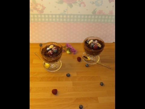 Видео рецепт Шоколадный мусс с авокадо