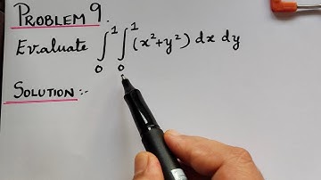 double integral || problem 9 to 15 || multiple integrals